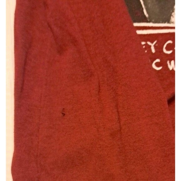 Marvel Deadpool Maximum Effort Men’s Large Red T-Shirt Cotton-Poly Blend MCU - Picture 3 of 6